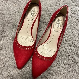 Red High Heels - size 7.5